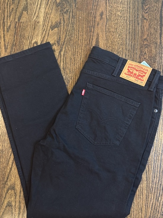 Levi's Other - Levi's Men's Black Straight-Leg Jeans 511 40x32